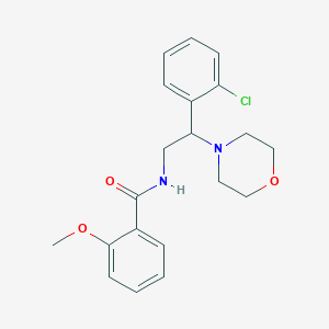 N-[2-(2-chlorophenyl)-2-(morpholin-4-yl)ethyl]-2-methoxybenzamide