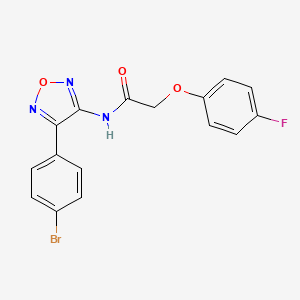 N-[4-(4-bromophenyl)-1,2,5-oxadiazol-3-yl]-2-(4-fluorophenoxy)acetamide