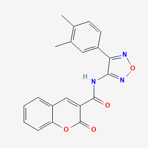 N-[4-(3,4-dimethylphenyl)-1,2,5-oxadiazol-3-yl]-2-oxo-2H-chromene-3-carboxamide