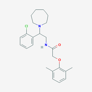 N-[2-(azepan-1-yl)-2-(2-chlorophenyl)ethyl]-2-(2,6-dimethylphenoxy)acetamide