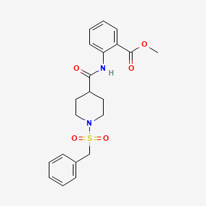 Methyl 2-({[1-(benzylsulfonyl)piperidin-4-yl]carbonyl}amino)benzoate