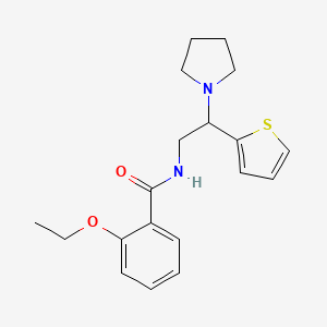 2-ethoxy-N-[2-(pyrrolidin-1-yl)-2-(thiophen-2-yl)ethyl]benzamide