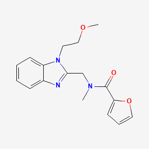 N-{[1-(2-methoxyethyl)-1H-benzimidazol-2-yl]methyl}-N-methylfuran-2-carboxamide