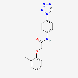 2-(2-methylphenoxy)-N-[4-(1H-tetrazol-1-yl)phenyl]acetamide