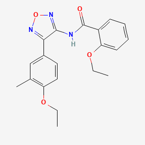 2-ethoxy-N-[4-(4-ethoxy-3-methylphenyl)-1,2,5-oxadiazol-3-yl]benzamide