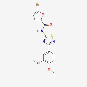 5-bromo-N-[3-(4-ethoxy-3-methoxyphenyl)-1,2,4-thiadiazol-5-yl]furan-2-carboxamide