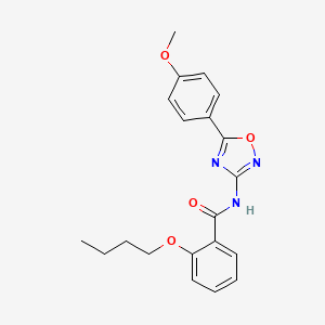 2-butoxy-N-[5-(4-methoxyphenyl)-1,2,4-oxadiazol-3-yl]benzamide