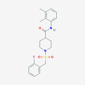 N-(2,3-dimethylphenyl)-1-[(2-fluorobenzyl)sulfonyl]piperidine-4-carboxamide