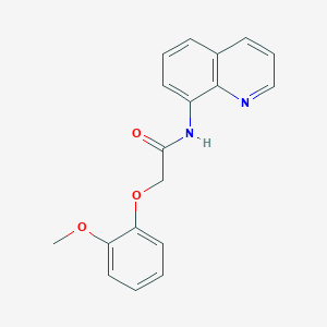 2-(2-methoxyphenoxy)-N-(quinolin-8-yl)acetamide