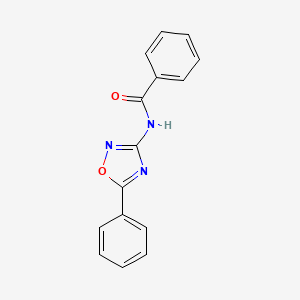 molecular formula C15H11N3O2 B11334964 N-(5-phenyl-1,2,4-oxadiazol-3-yl)benzamide 