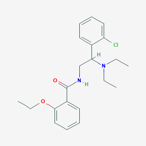 N-[2-(2-chlorophenyl)-2-(diethylamino)ethyl]-2-ethoxybenzamide