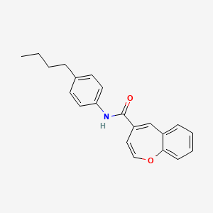 N-(4-butylphenyl)-1-benzoxepine-4-carboxamide