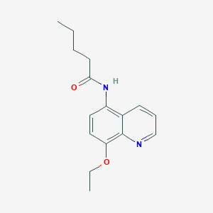 N-(8-ethoxyquinolin-5-yl)pentanamide