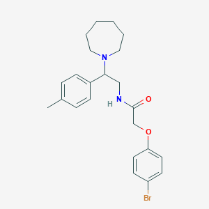 N-[2-(azepan-1-yl)-2-(4-methylphenyl)ethyl]-2-(4-bromophenoxy)acetamide