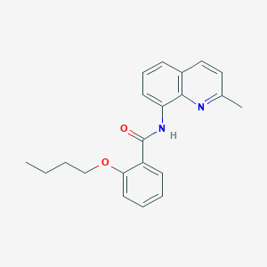 2-butoxy-N-(2-methylquinolin-8-yl)benzamide