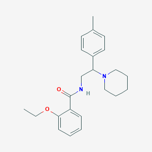 2-ethoxy-N-[2-(4-methylphenyl)-2-(piperidin-1-yl)ethyl]benzamide