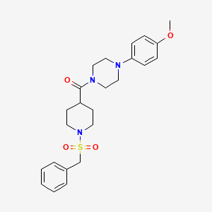 [1-(Benzylsulfonyl)piperidin-4-yl][4-(4-methoxyphenyl)piperazin-1-yl]methanone