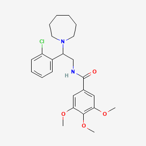 N-[2-(azepan-1-yl)-2-(2-chlorophenyl)ethyl]-3,4,5-trimethoxybenzamide