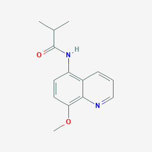 N-(8-methoxyquinolin-5-yl)-2-methylpropanamide