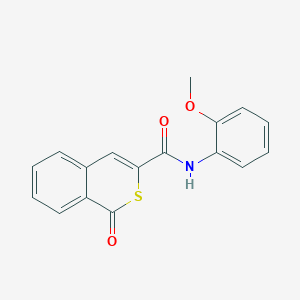 N-(2-methoxyphenyl)-1-oxo-1H-isothiochromene-3-carboxamide