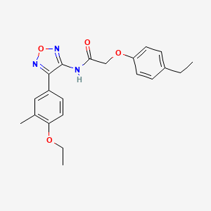 N-[4-(4-ethoxy-3-methylphenyl)-1,2,5-oxadiazol-3-yl]-2-(4-ethylphenoxy)acetamide