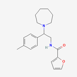 N-[2-(azepan-1-yl)-2-(4-methylphenyl)ethyl]furan-2-carboxamide