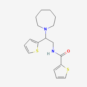 N-[2-(azepan-1-yl)-2-(thiophen-2-yl)ethyl]thiophene-2-carboxamide