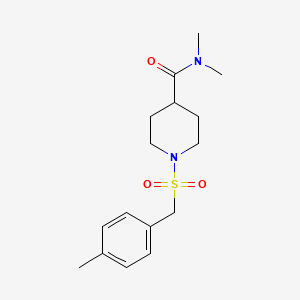 N,N-dimethyl-1-[(4-methylbenzyl)sulfonyl]piperidine-4-carboxamide