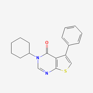 3-cyclohexyl-5-phenylthieno[2,3-d]pyrimidin-4(3H)-one