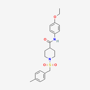 N-(4-ethoxyphenyl)-1-[(4-methylbenzyl)sulfonyl]piperidine-4-carboxamide