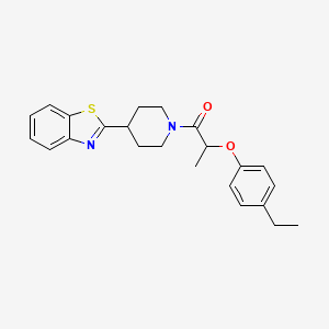 1-[4-(1,3-Benzothiazol-2-yl)piperidin-1-yl]-2-(4-ethylphenoxy)propan-1-one