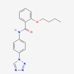 2-butoxy-N-[4-(1H-tetrazol-1-yl)phenyl]benzamide