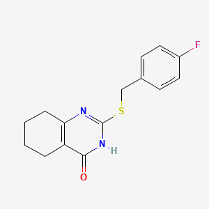 2-[(4-Fluorobenzyl)sulfanyl]-5,6,7,8-tetrahydroquinazolin-4-ol