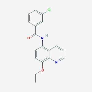 3-chloro-N-(8-ethoxyquinolin-5-yl)benzamide