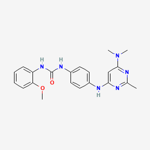 1-(4-{[6-(Dimethylamino)-2-methylpyrimidin-4-YL]amino}phenyl)-3-(2-methoxyphenyl)urea