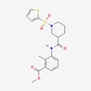 Methyl 2-methyl-3-({[1-(thiophen-2-ylsulfonyl)piperidin-3-yl]carbonyl}amino)benzoate