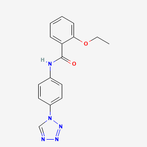 molecular formula C16H15N5O2 B11336721 2-ethoxy-N-[4-(1H-tetrazol-1-yl)phenyl]benzamide 