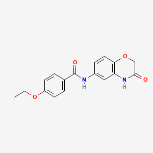 4-ethoxy-N-(3-oxo-3,4-dihydro-2H-1,4-benzoxazin-6-yl)benzamide