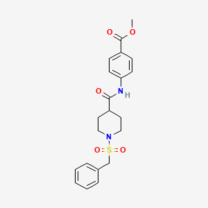 Methyl 4-({[1-(benzylsulfonyl)piperidin-4-yl]carbonyl}amino)benzoate