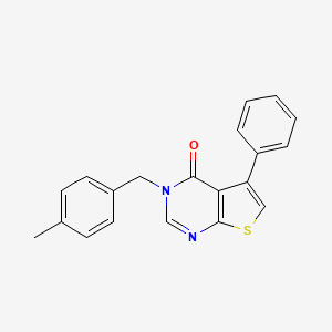 3-(4-methylbenzyl)-5-phenylthieno[2,3-d]pyrimidin-4(3H)-one