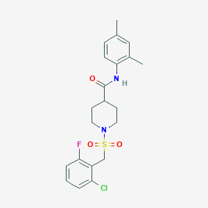 1-[(2-chloro-6-fluorobenzyl)sulfonyl]-N-(2,4-dimethylphenyl)piperidine-4-carboxamide