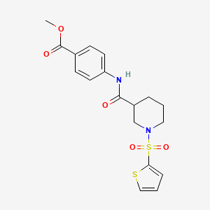 Methyl 4-({[1-(thiophen-2-ylsulfonyl)piperidin-3-yl]carbonyl}amino)benzoate