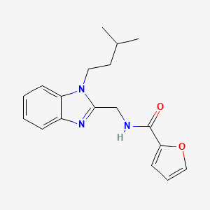 N-{[1-(3-methylbutyl)-1H-benzimidazol-2-yl]methyl}furan-2-carboxamide