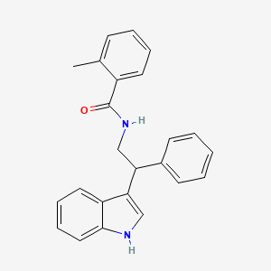 N-[2-(1H-indol-3-yl)-2-phenylethyl]-2-methylbenzamide