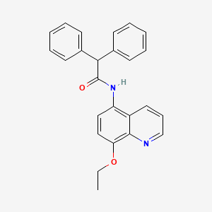 N-(8-ethoxyquinolin-5-yl)-2,2-diphenylacetamide