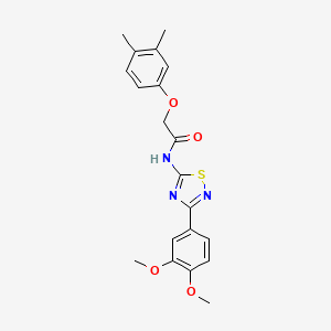 N-[3-(3,4-dimethoxyphenyl)-1,2,4-thiadiazol-5-yl]-2-(3,4-dimethylphenoxy)acetamide