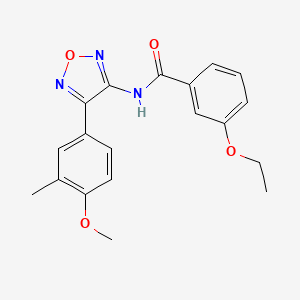 3-ethoxy-N-[4-(4-methoxy-3-methylphenyl)-1,2,5-oxadiazol-3-yl]benzamide