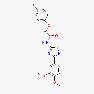 N-[3-(3,4-dimethoxyphenyl)-1,2,4-thiadiazol-5-yl]-2-(4-fluorophenoxy)propanamide