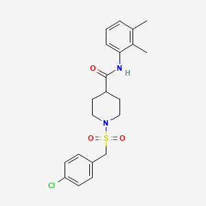 1-[(4-chlorobenzyl)sulfonyl]-N-(2,3-dimethylphenyl)piperidine-4-carboxamide