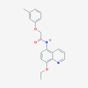 N-(8-ethoxyquinolin-5-yl)-2-(3-methylphenoxy)acetamide